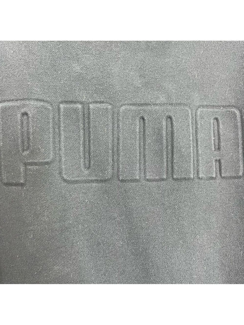 PUMA black spell out crew neck sweat shirt L - Picture 6 of 11